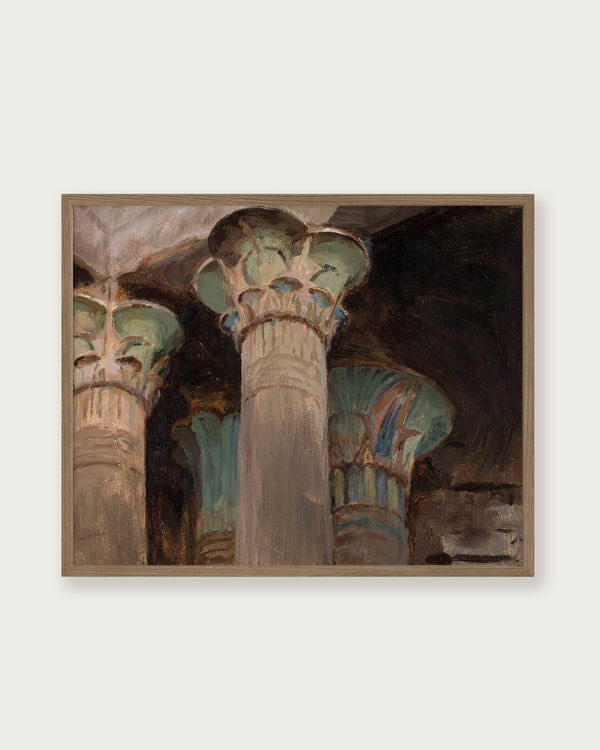 "Columns in Egypt" Art Print - Lone Fox