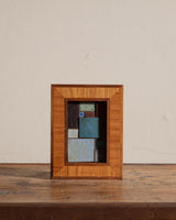 Contemporary Stoneware Tiles in Walnut Frame by Colin Kennedy 2 - Lone Fox