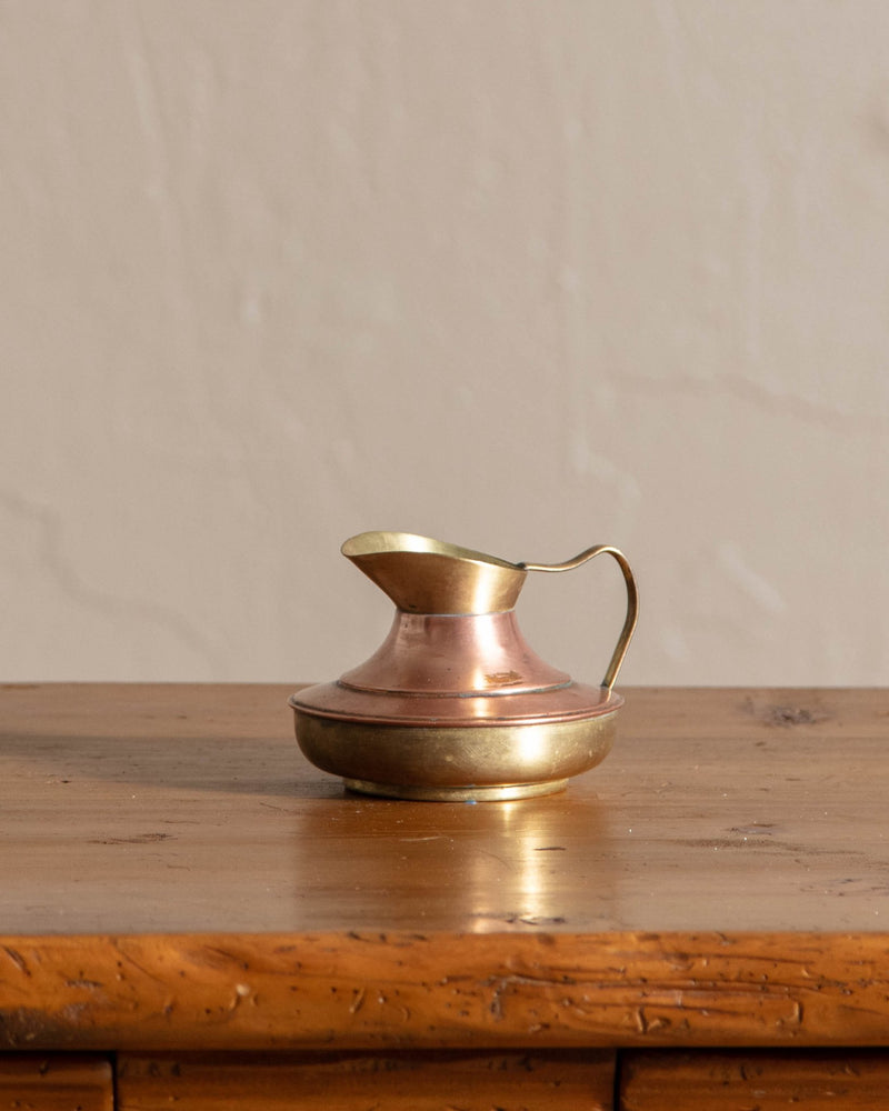 Copper & Brass Creamer Pitcher - Lone Fox