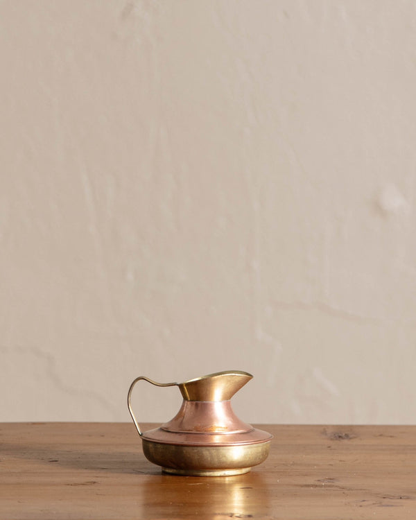 Copper & Brass Creamer Pitcher - Lone Fox