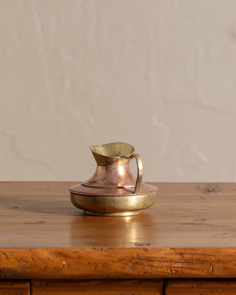 Copper & Brass Creamer Pitcher - Lone Fox