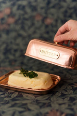 Copper Butter Dish - Lone Fox