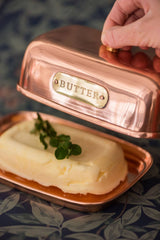 Copper Butter Dish - Lone Fox