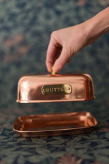 Copper Butter Dish - Lone Fox