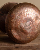 Copper Hammered Vase w/ Twisted Handles - Lone Fox