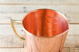 Copper Liquid Measuring Cup - 2.5 Cup - Lone Fox