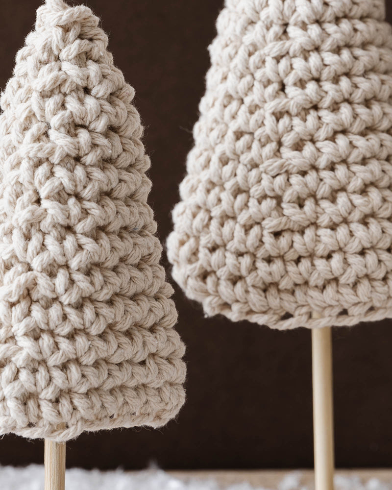 Cotton Crochet Trees (set of 2) - Lone Fox