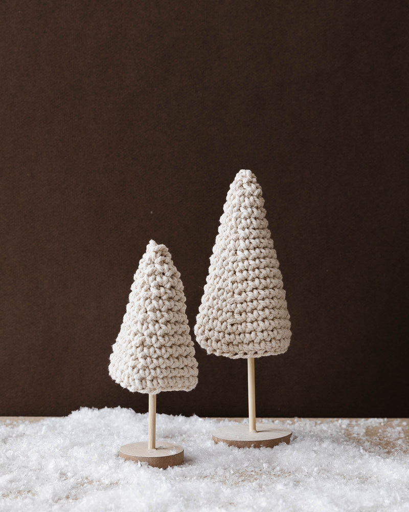 Cotton Crochet Trees (set of 2) - Lone Fox