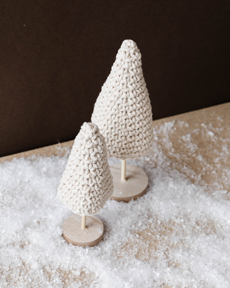 Cotton Crochet Trees (set of 2) - Lone Fox