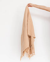 Cotton Woven Waffle Throw - Lone Fox