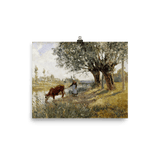 "Countryside" Art Print - Lone Fox