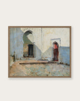 "Courtyard in Morocco" Art Print - Lone Fox