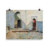 "Courtyard in Morocco" Art Print - Lone Fox