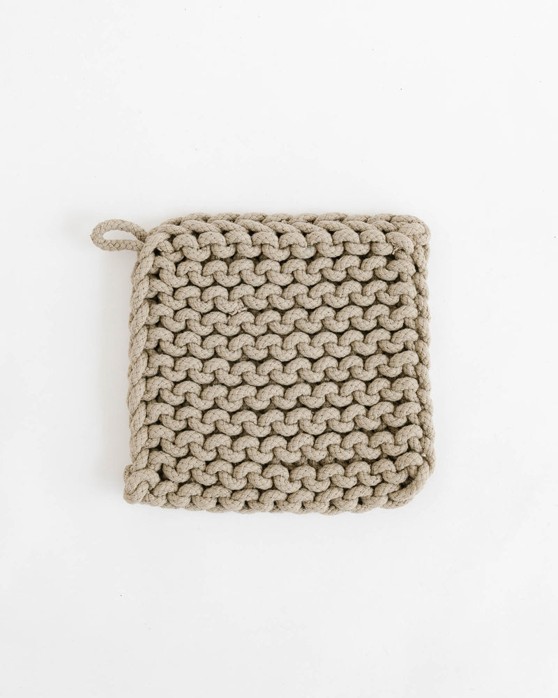 Crocheted Pot Holder - Citronella - Lone Fox