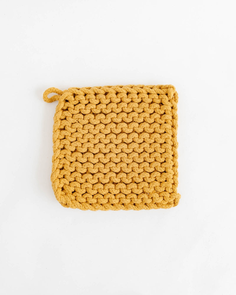 Crocheted Pot Holder - Desert Hues - Lone Fox