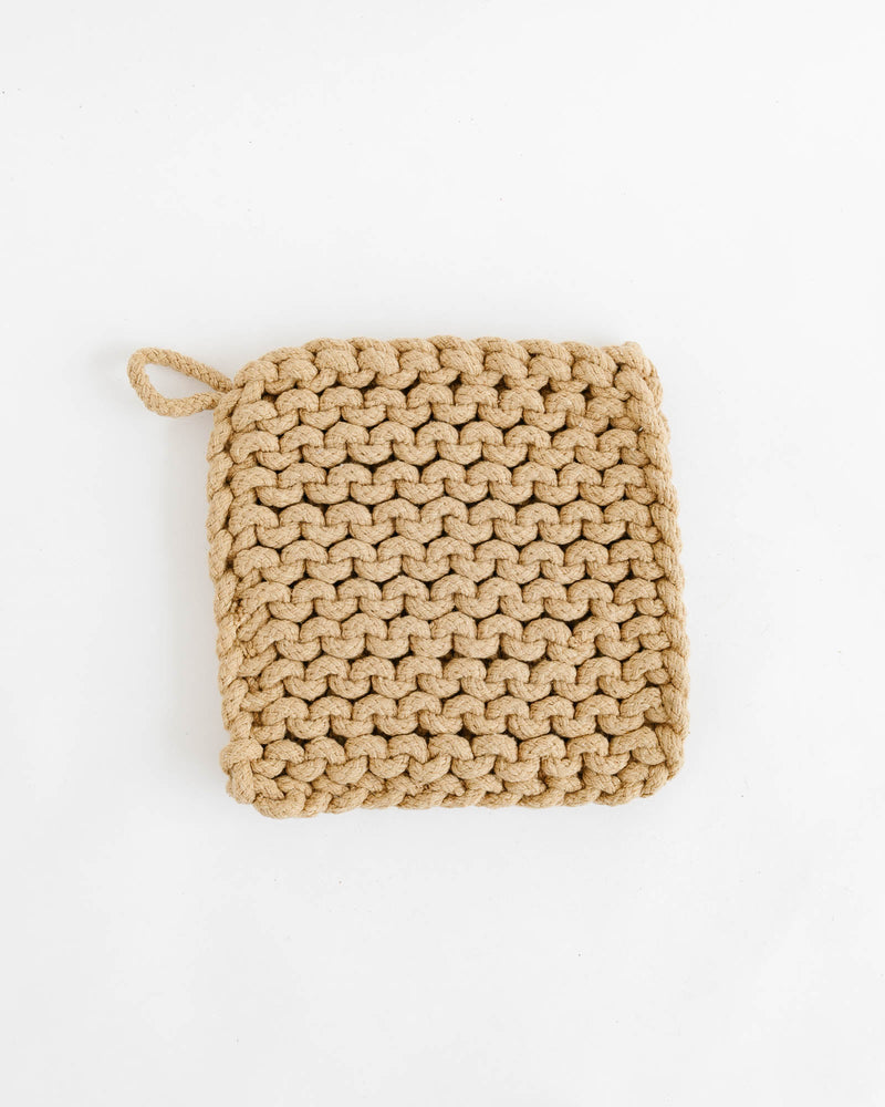 Crocheted Pot Holder - Desert Hues - Lone Fox