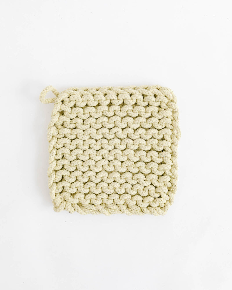 Crocheted Pot Holder - Pastel - Lone Fox