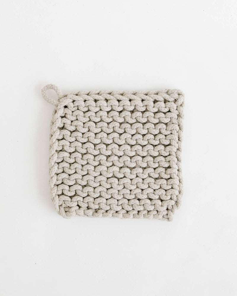 Crocheted Pot Holder - Rustic - Lone Fox