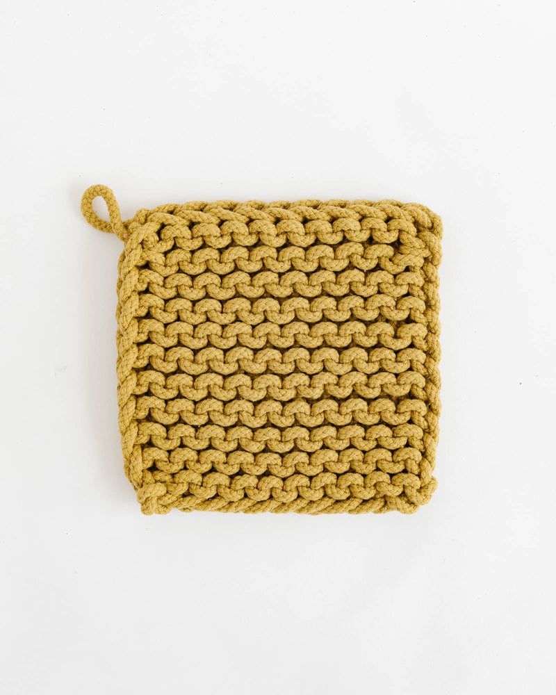 Crocheted Pot Holder - Rustic - Lone Fox