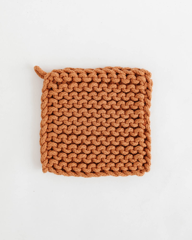 Crocheted Pot Holder - Rustic - Lone Fox