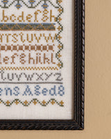 Cross Stitch Alphabet Sampler, American, Early 20th Century - Lone Fox