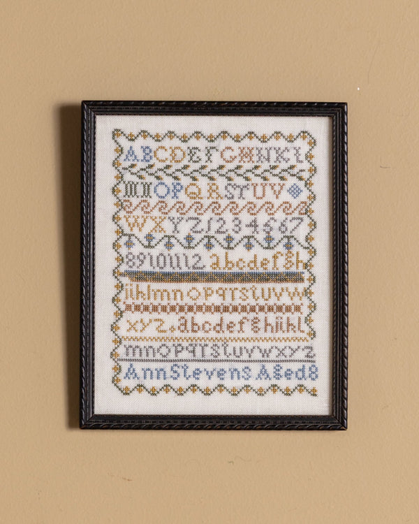 Cross Stitch Alphabet Sampler, American, Early 20th Century – Lone Fox