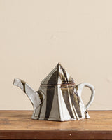 Cubist Studio Pottery Art Teapot, Signed, 1984 - Lone Fox