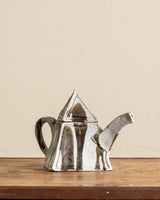 Cubist Studio Pottery Art Teapot, Signed, 1984 - Lone Fox