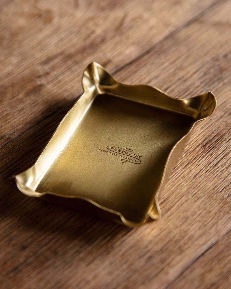 Curl Corner Brass Small Tray - Lone Fox