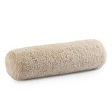Curly Sheepskin Bolster Pillow: Beige - Lone Fox