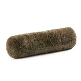 Curly Sheepskin Bolster Pillow: Beige - Lone Fox