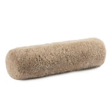 Curly Sheepskin Bolster Pillow: Gold - Lone Fox