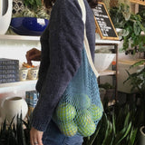 French market bag: French blue