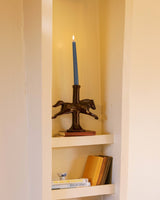 Dala Horse Candlestick Holder | Dark Chocolate - Lone Fox