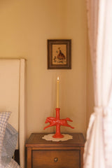 Dala Horse Candlestick Holder | Ruby Red - Lone Fox