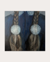 "Dandelions" Diptych Oil Painting, 2026