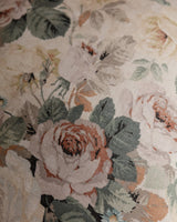 Danish Banana Sofa w/ Pleated Skirt in Original Floral, 1960's - Lone Fox