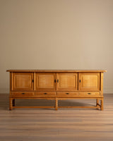 Danish Oak 89" Sideboard by Henning Kjaernulf, 1970's - Lone Fox