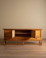 Danish Oak 89" Sideboard by Henning Kjaernulf, 1970's - Lone Fox