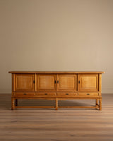 Danish Oak 89" Sideboard by Henning Kjaernulf, 1970's - Lone Fox