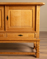 Danish Oak 89" Sideboard by Henning Kjaernulf, 1970's - Lone Fox