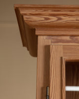 Danish Pine & Glass Display Cabinet, 1970's - Lone Fox