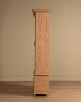 Danish Pine & Glass Display Cabinet, 1970's - Lone Fox