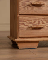 Danish Pine & Glass Display Cabinet, 1970's - Lone Fox