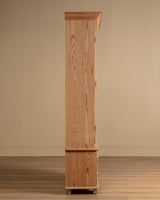 Danish Pine & Glass Display Cabinet, 1970's - Lone Fox