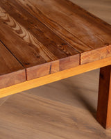 Danish Pine Square Coffee Table Manner of Jens Lyngsoe, 1970's - Lone Fox