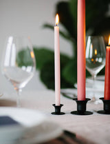 Dark Pink Danish Taper Candle | 12" - Lone Fox