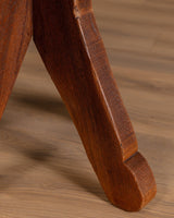 De Puydt Brutalist Oak Dining Table, Belgium, 1970s - Lone Fox