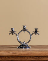 Demeyere Art Deco Chrome Candelabra, Belgium, 1960's - Lone Fox