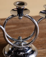 Demeyere Art Deco Chrome Candelabra, Belgium, 1960's - Lone Fox